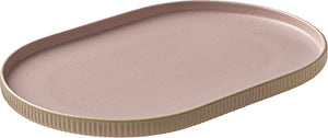 Platte Nara Relief; 30x20x2.4 cm (DxSxW); rosé; 6 sztuka / opakowanie