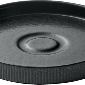 Untertasse rund Nara Relief schwarz 15cm; 15x2.5 cm (ØxW); czarny; okrągły; 6 sztuka / opakowanie