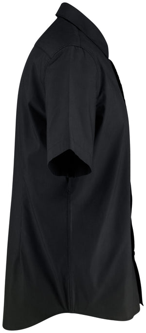 Hemd Kurzarm Porter Regular Fit; Kleidergröße 37/38; czarny