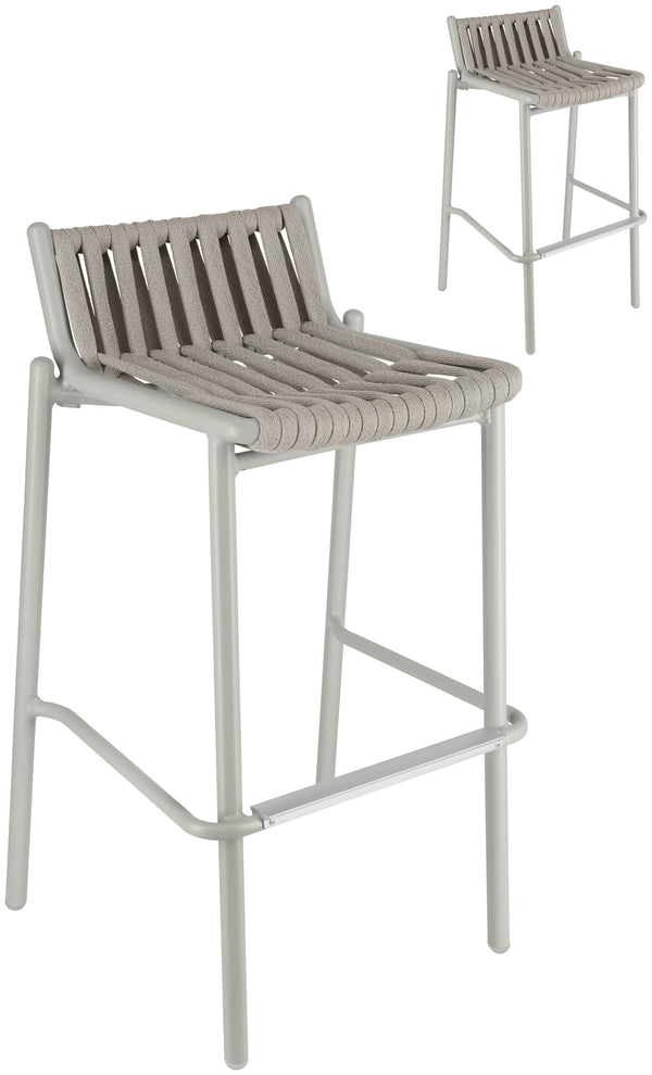 Outdoor-Barstuhl Lumaro; 42x42x90 cm (SxGxW); siedzisko taupe