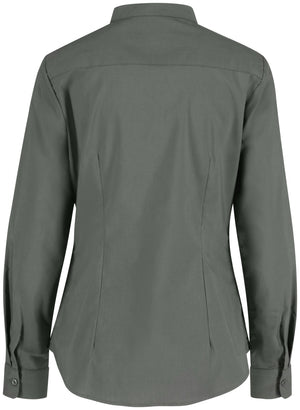 Bluse Langarm Lani Regular Fit; Kleidergröße 48; ciemny szary