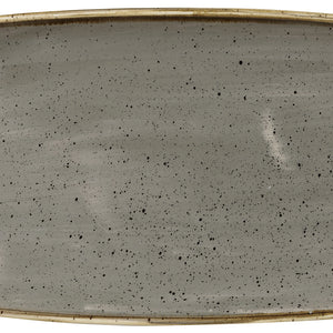 Oblong Platte Stonecast Peppercorn; 35x28.5 cm (DxS); szary/brązowy; prostokątny; 6 sztuka / opakowanie