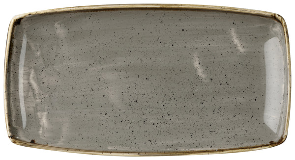 Oblong Platte Stonecast Peppercorn; 35x28.5 cm (DxS); szary/brązowy; prostokątny; 6 sztuka / opakowanie