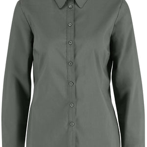 Bluse Langarm Porter Regular Fit; Kleidergröße 44; ciemny szary