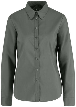 Bluse Langarm Porter Regular Fit; Kleidergröße 44; ciemny szary