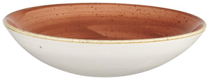 Schale tief Stonecast Orange Coupe; 1136ml, 24.8x3.6 cm (ØxW); pomarańczowy/brązowy; okrągły; 12 sztuka / opakowanie