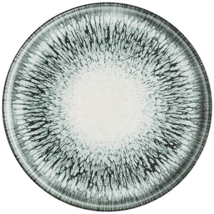 Teller flach Inked Lume mit erhöhtem Rand; 26x2 cm (ØxW); czarny; okrągły; 6 sztuka / opakowanie