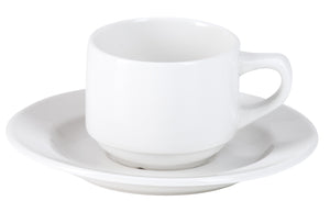 spodek do filiżanki do espresso Rondon; 12 cm (Ø); biały; okrągły; 6 sztuka / opakowanie