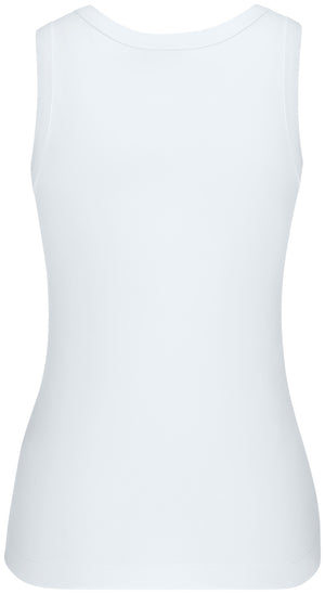 Tanktop Damen Malme Slim Fit; Kleidergröße XS; biały