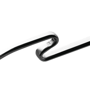 łyżka do lodów/longdrinków Design; 14 cm (D); srebro; 12 sztuka / opakowanie