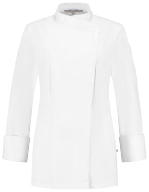 Damenkochjacke Arlette; Kleidergröße 3XS; biały