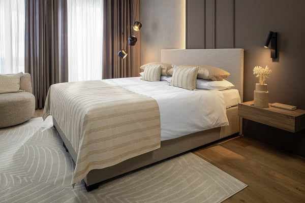 Dekokissenbezug Torano breit gestreift; 40x40 cm (SxD); -/beżowy