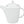 dzbanek do kawy Melbourne z pokrywką; 360ml, 8.6x8.6x13.5 cm (DxSxW); biały; kwadrat; 6 sztuka / opakowanie
