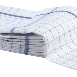 ścierka do naczyń Usedom; 50x70 cm (SxD); biały/niebieski; prostokątny; 10 sztuka / opakowanie