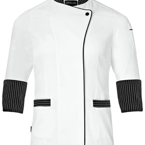 bluza kucharska damska Pascal; Kleidergröße 48; biały