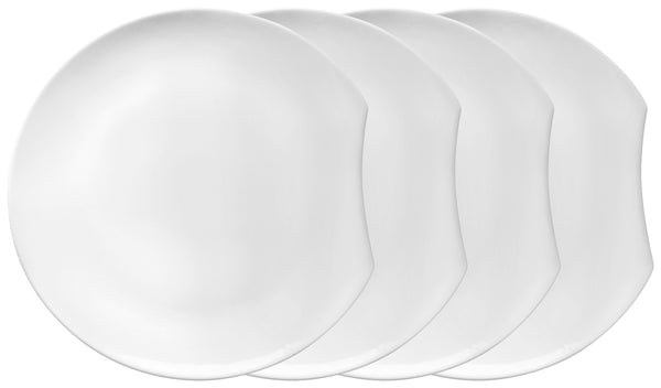 talerz płaski Contrast; 31 cm (Ø); biały; okrągły; 4 sztuka / opakowanie