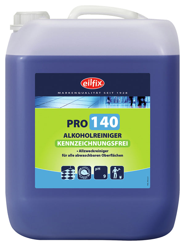 Alkohol-Allesreiniger green Pro 140 kennzeichnungsfrei nach GHS Kanister; 10000 ml; niebieski