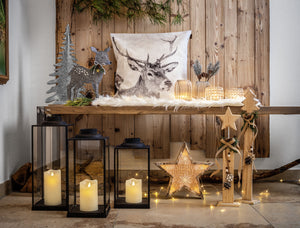 lampion Prya; 15x15x40 cm (DxSxW); czarny