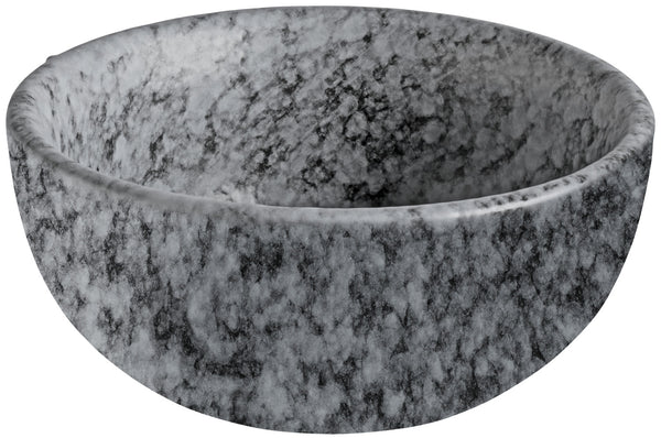 miska Mamoro okrągła; 270ml, 11.5x5 cm (ØxW); czarny/biały; okrągły; 6 sztuka / opakowanie