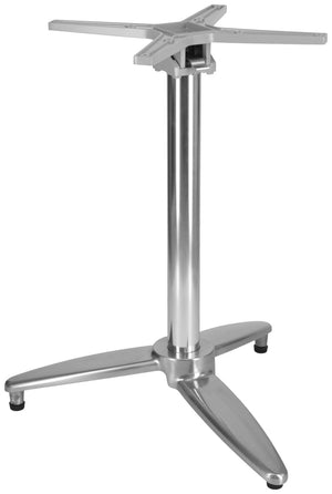 Tischgestell Foldex; 58x58x72 cm (SxDxW); srebro