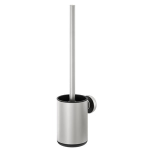 szczotka do WC Cooper z uchwytem ze szczotkowanej stali nierdzewnej / czarna; 12.1x39.1x12.1 cm (DxWxG); srebro/czarny