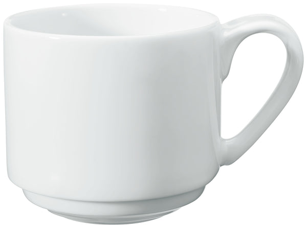 filiżanka do kawy Pallais; 200ml, 7.4x7 cm (ØxW); biały; okrągły; 6 sztuka / opakowanie