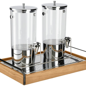 dyspenser do soków Montana dąb podwójny 1/1; Größe GN 1/1