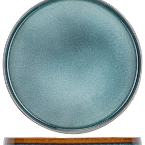 talerz płytki Quintana; 27.5 cm (Ø); niebieski; okrągły; 4 sztuka / opakowanie
