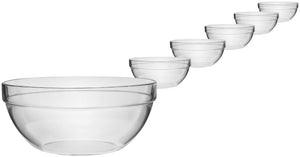  26x10.5 cm (ØxW); transparentny; okrągły; 6 sztuka / opakowanie