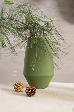 Vase Alene; 15x24.5 cm (ØxW); oliwka