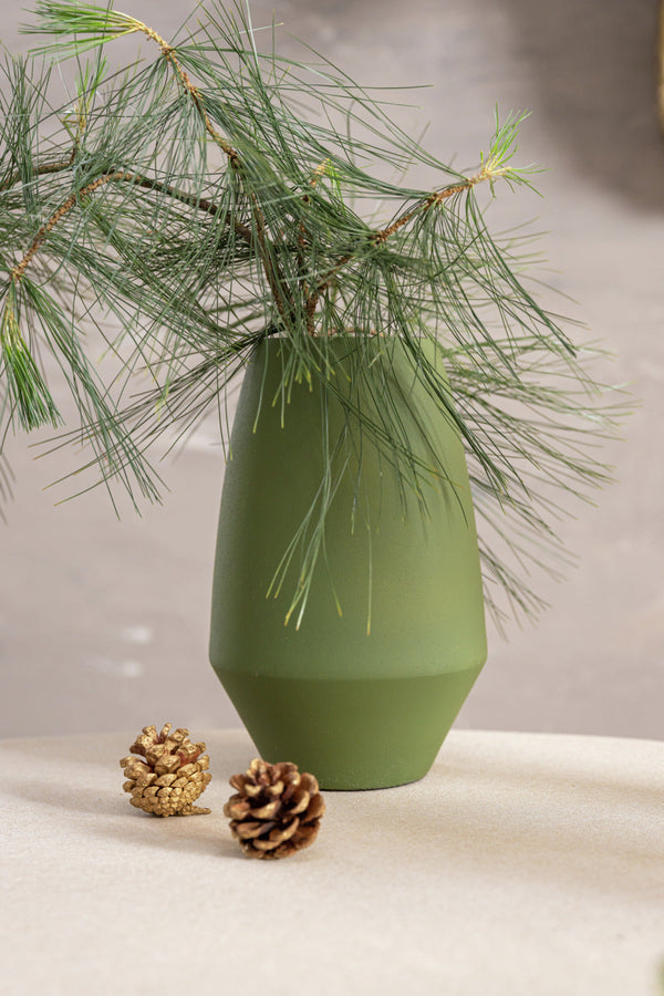 Vase Alene; 15x24.5 cm (ØxW); oliwka
