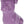 pies ozdobny Bully ze słuchawkami; 25.5x29.5x12.75 cm (SxWxG); fioletowy