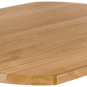 Massivholz-Tischplatte Danville lackiert; 70x80x3 cm (DxSxW); dąb/naturalny; prostokątny