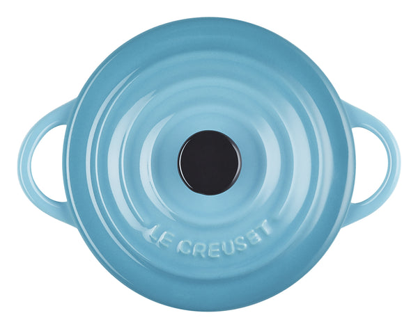 Mini Cocotte 10 cm; 250ml, 10x5 cm (ØxW); niebieski petrol; okrągły