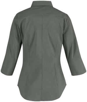 Bluse Dreiviertelarm Porter Regular Fit; Kleidergröße 40; ciemny szary