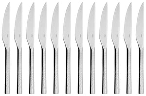 nóż do pizzy/steka Monastir; 22.5 cm (D); srebro, Griff srebro; 12 sztuka / opakowanie