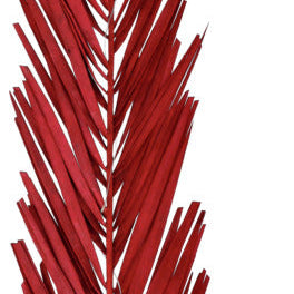 Trockenblumenzweig Aaren mit LEDs; 115 cm (D); ciemny czerwony