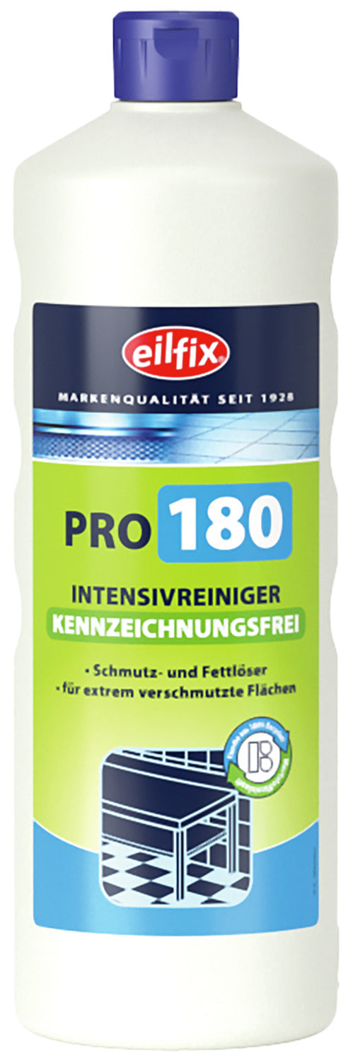 Eilfix PRO 180 INTENSIVREINIGER GREEN Schmutz- und Fettlöser; 1000 ml; transparentny; 12 sztuka / opakowanie