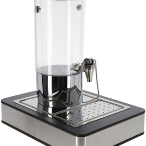 dyspenser do soków Fundale antracyt pojedyczny 1/2; Größe GN 1/2, 42.5x31.5x50.5 cm (DxSxW); antracyt/transparentny/stal nierdzewna; prostokątny