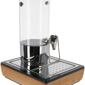 dyspenser do soków Montana dąb pojedyczny 1/2; Größe GN 1/2, 36.5x30.5x50.5 cm (DxSxW); dąb/transparentny/stal nierdzewna; prostokątny