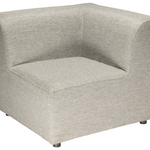 Outdoor-Lounge-System Modesco Eckelement; 85x85x76 cm (SxGxW); siedzisko beżowy