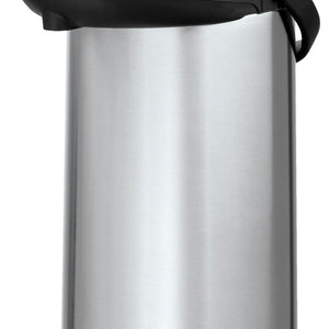 termos Big z układem pompowym 5L; 5000ml, 17x43 cm (ØxW); czarny/srebro