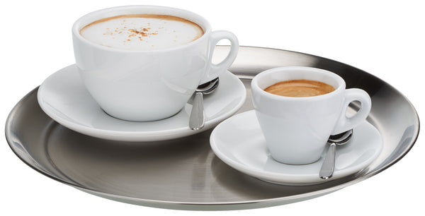 spodek do filiżanki do kawy Joy; 16 cm (Ø); biały; okrągły; 6 sztuka / opakowanie