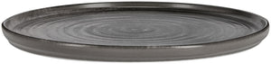 talerz płaski z rantem Etana; 24x1.1 cm (ØxW); szary; okrągły; 6 sztuka / opakowanie
