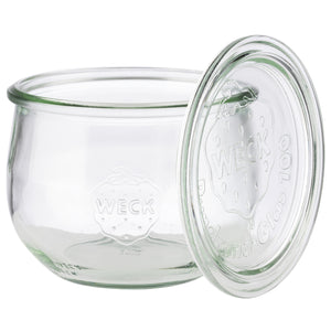 Weck-Glas Tulpenform mit Deckel 6er Set; 580 ml