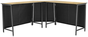 Outdoortisch Baruba Element gerade; 120x62x89 cm (DxSxW); Platte dąb/naturalny