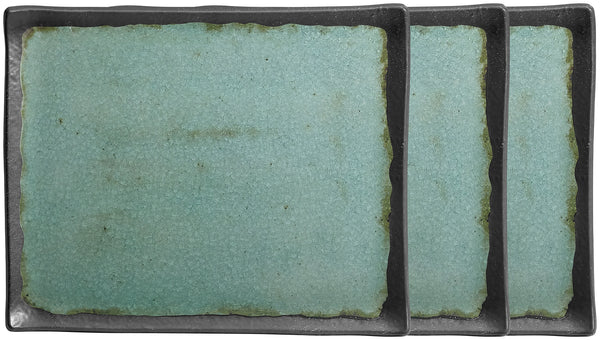 półmisek Dearborn z rantem; Größe GN 1/2, 32.5x26.5x2 cm (DxSxW); turkusowy; prostokątny; 3 sztuka / opakowanie
