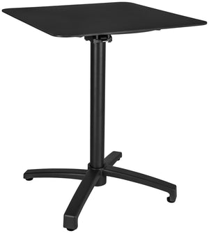 Outdoor-Aluminium-Tisch Taipa quadratisch; 60x60x72 cm (DxSxW); Platte czarny