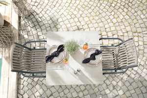 Outdoor-Stuhl Lumaro; 45x47x81 cm (SxGxW); siedzisko taupe