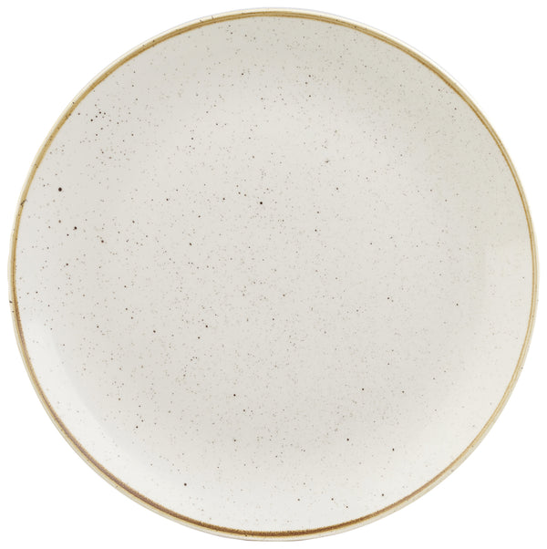 talerz płaski Stonecast Barley White okrągły; 28.8 cm (Ø); biały/brązowy; okrągły; 12 sztuka / opakowanie